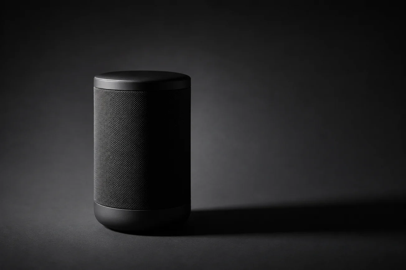 Matte speaker with a softer fill light